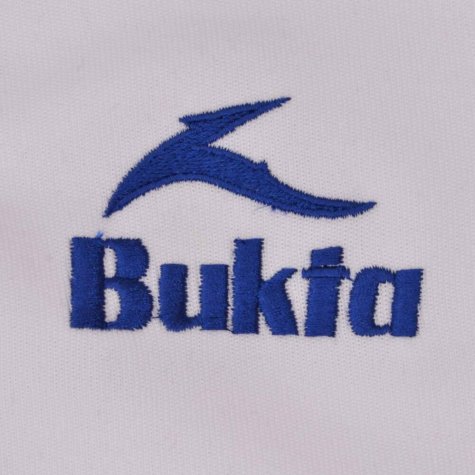 BUKTA Heritage Track Top White with Royal Panels/Cuffs/W'Ba
