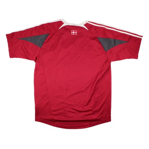 Denmark 2006-07 Adidas Training Shirt (L) (Very Good)