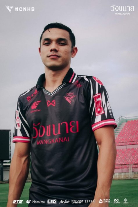 2021 Chainat Hornbill FC Third Black Shirt