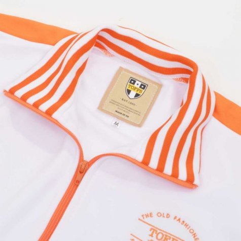 The Old Fashioned Football Shirt Co.- White/Orange Track Top