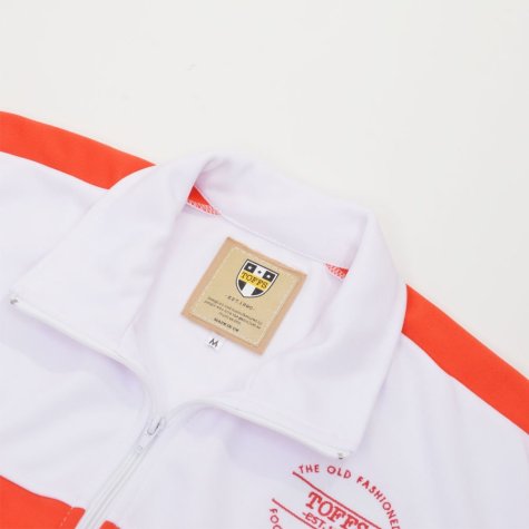 T.O.F.F.S WhiteTrack Top with Red Panel