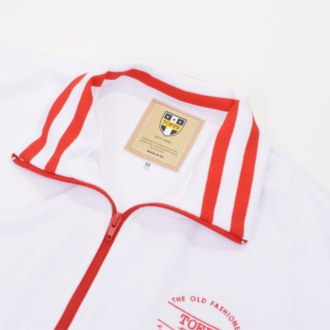 The Old Fashioned Football Shirt Co. - White/Red Track Top
