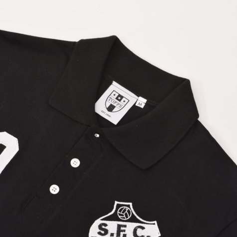 Santos Number 10 Black Polo Shirt