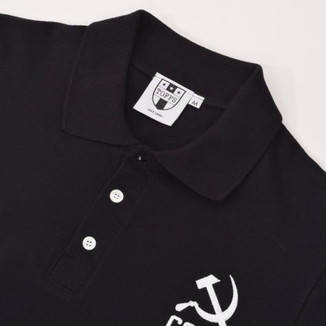 Soviet Union (CCCP) No 01 Black Polo Shirt