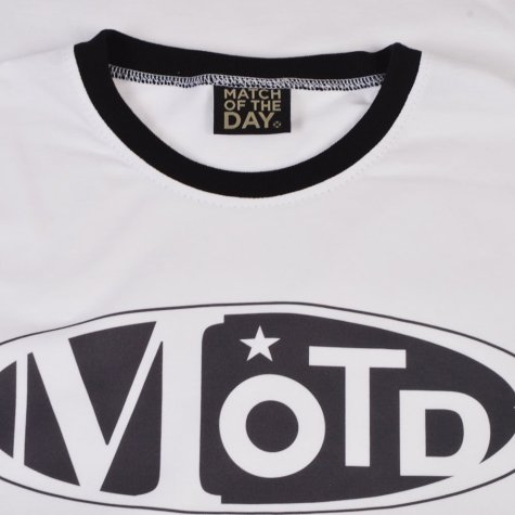 Match of The Day Star T-Shirt - White/Black