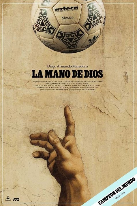 Pennarello: Le mano de dios 1986 - White