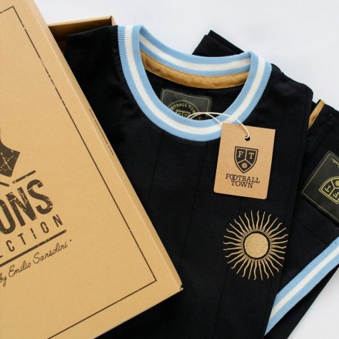 Vintage Argentina El Sol Negro Away Soccer Jersey