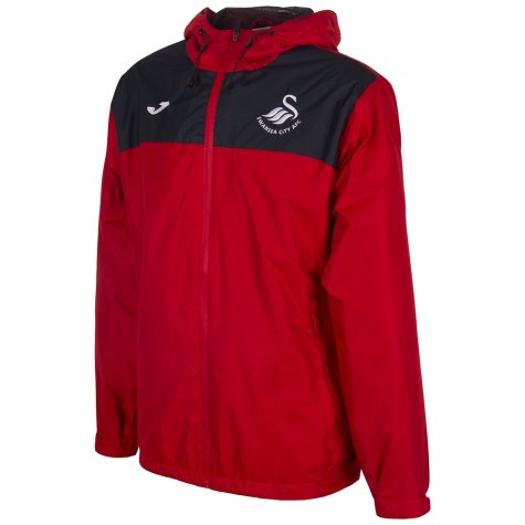 2017-18 Swansea City Joma Allweather Jacket (Red)