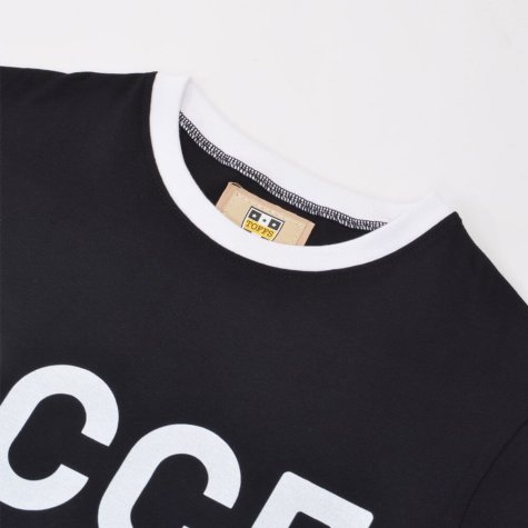 Soviet Union (CCCP) 12th Man T-Shirt - Black/White Ringer