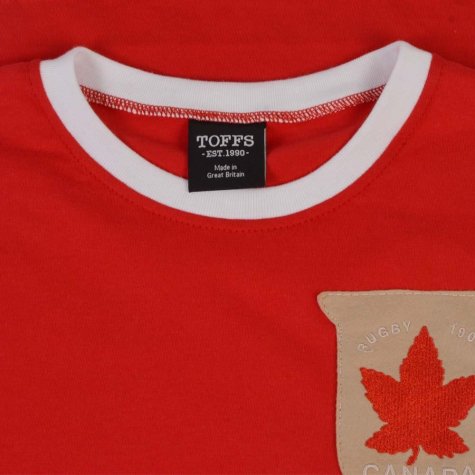 Canada Rugby T-Shirt - Red/White