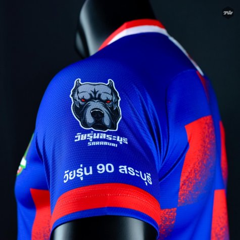 2021 Saraburi United Blue/Red Player Shirt