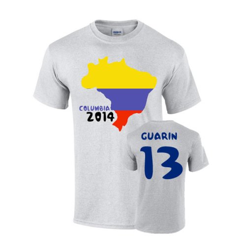 Colombia 2014 Country Flag T-shirt (guarin 13)