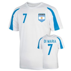 Argentina Sports Training Jersey (di Maria 7)