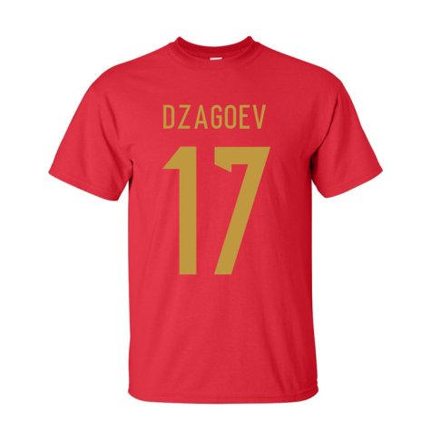 Alan Dzagoev Russia Hero T-shirt (red)