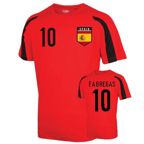 Spain Sports Training Jersey (fabregas 10)