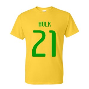 Hulk Brazil Hero T-shirt (yellow)