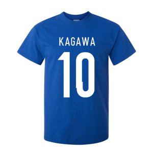 Shinji Kagawa Japan Hero T-shirt (blue)