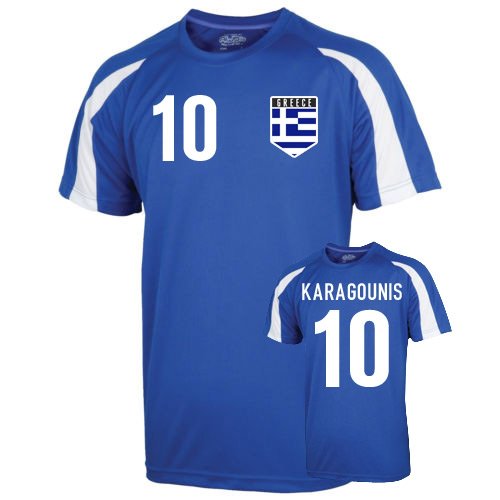 Greece Sports Training Jersey (karagounis 10)