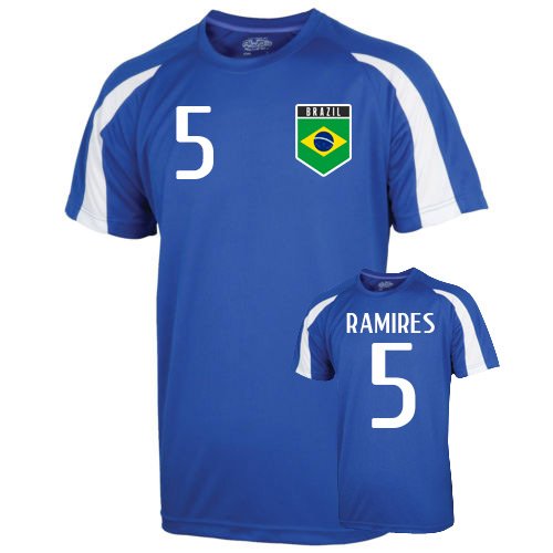 Brazil Sports Training Jersey (ramires 5) - Kids