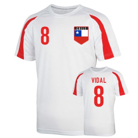 Chile Sports Training Jersey (vidal 8) - Kids