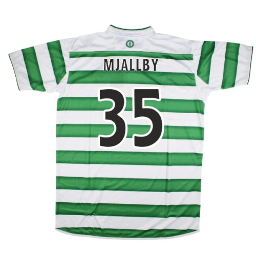 2003-2004 Celtic Retro Home Shirt (Mjallby 35)
