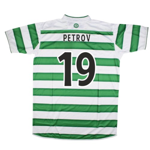 2003-2004 Celtic Retro Home Shirt (Petrov 19)