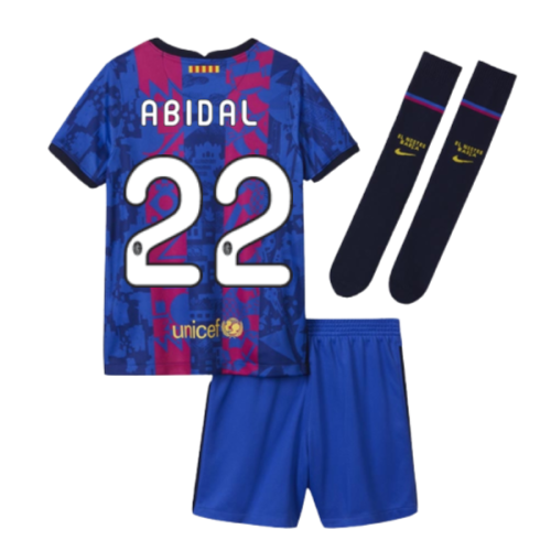 2021-2022 Barcelona Third Mini Kit (ABIDAL 22)