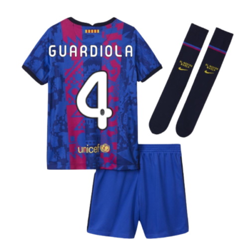 2021-2022 Barcelona Third Mini Kit (GUARDIOLA 4)