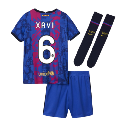 2021-2022 Barcelona Third Mini Kit (XAVI 6)