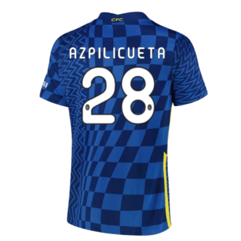 2021-2022 Chelsea Home Shirt (AZPILICUETA 28)