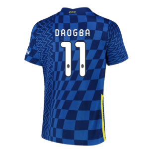 2021-2022 Chelsea Home Shirt (DROGBA 11)