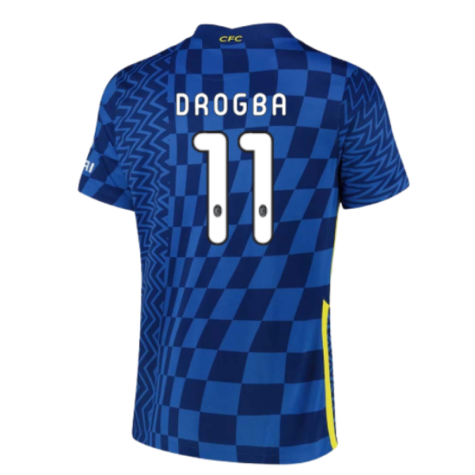 2021-2022 Chelsea Home Shirt (DROGBA 11)