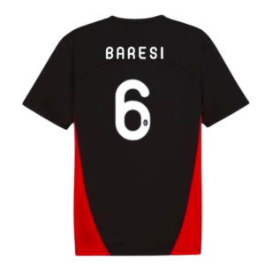 2024-2025 AC Milan Training Shirt (Black) (Baresi 6) 2024-2025 AC Milan Training Shirt (Black) (Baresi 6)