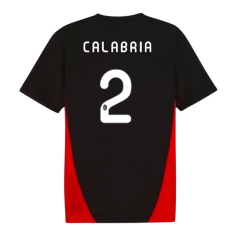 2024-2025 AC Milan Training Shirt (Black) (Calabria 2)