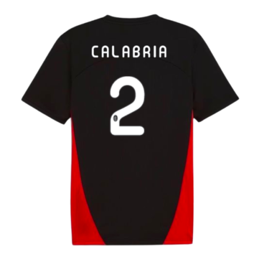 2024-2025 AC Milan Training Shirt (Black) (Calabria 2)