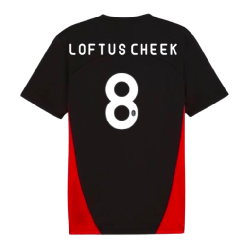 2024-2025 AC Milan Training Shirt (Black) (Loftus Cheek 8)