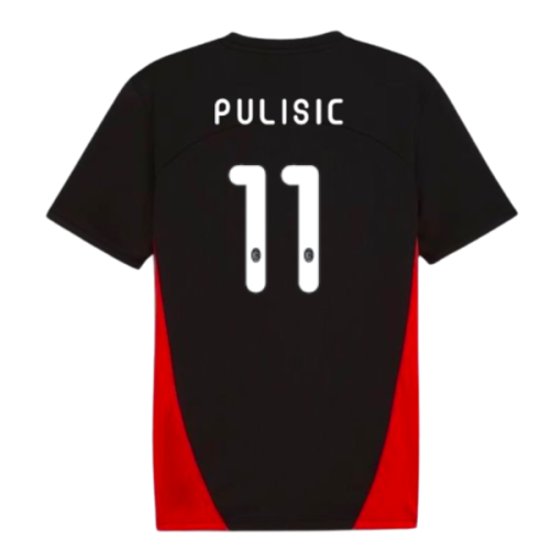 2024-2025 AC Milan Training Shirt (Black) (Pulisic 11)
