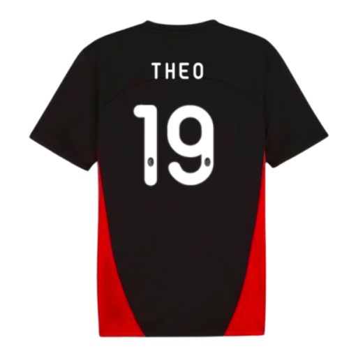 2024-2025 AC Milan Training Shirt (Black) (Theo 19)