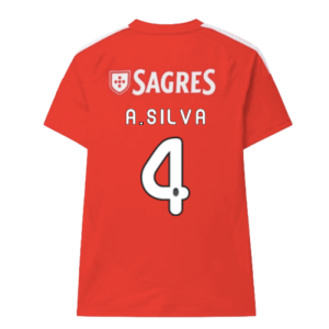 2024-2025 Benfica Home Shirt (Kids) (A.Silva 4) 2024-2025 Benfica Home Shirt (Kids) (A.Silva 4)