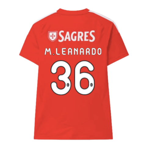 2024-2025 Benfica Home Shirt (Kids) (M.Leanardo 36)