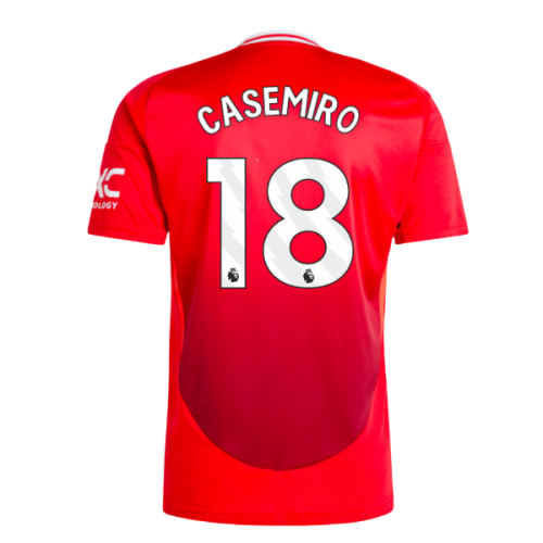 2024-2025 Man Utd Home Shirt (Casemiro 18)