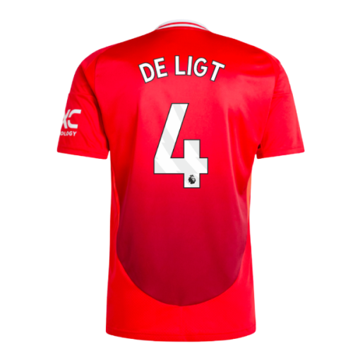 2024-2025 Man Utd Home Shirt (De Ligt 4)