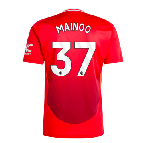 2024-2025 Man Utd Home Shirt (Mainoo 37)