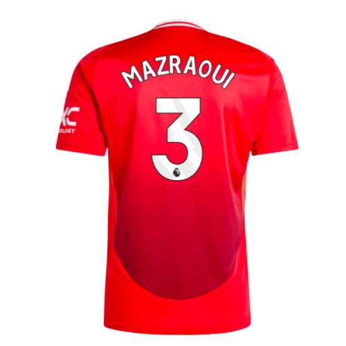 2024-2025 Man Utd Home Shirt (Mazraoui 3)