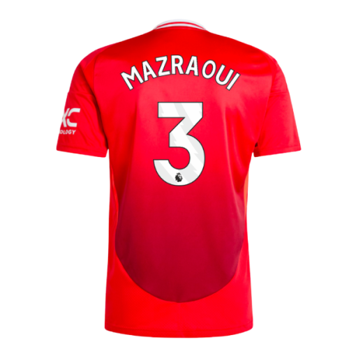 2024-2025 Man Utd Home Shirt (Mazraoui 3)