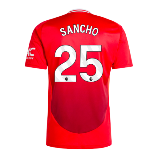 2024-2025 Man Utd Home Shirt (Sancho 25)