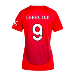 2024-2025 Man Utd Home Shirt (Womens) (Charlton 9) 2024-2025 Man Utd Home Shirt (Womens) (Charlton 9)