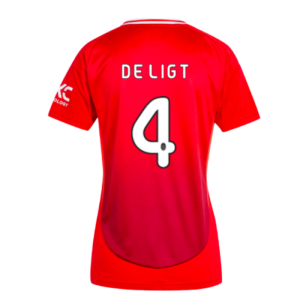 2024-2025 Man Utd Home Shirt (Womens) (De Ligt 4) 2024-2025 Man Utd Home Shirt (Womens) (De Ligt 4)