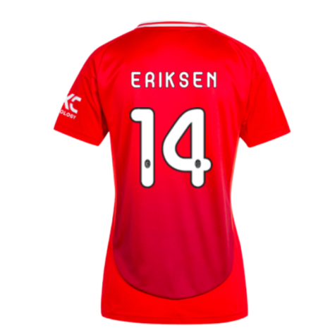 2024-2025 Man Utd Home Shirt (Womens) (Eriksen 14)