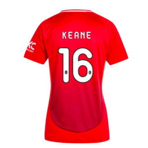 2024-2025 Man Utd Home Shirt (Womens) (Keane 16)